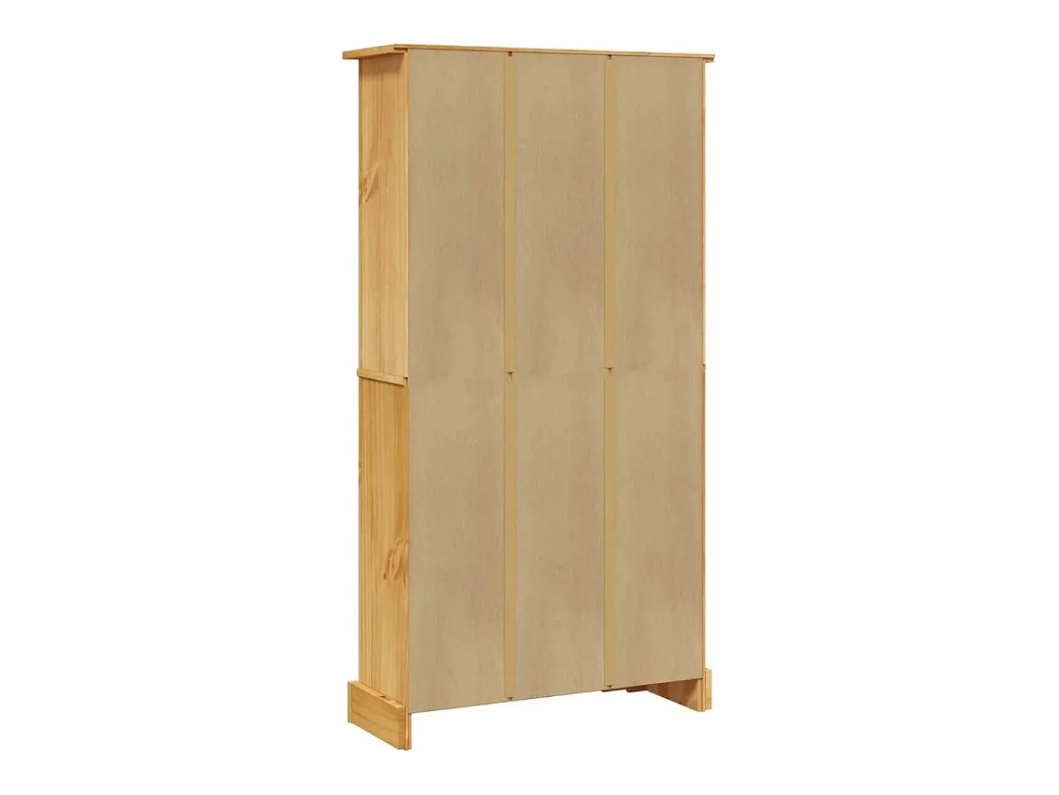 Vitrina|vidaxl Estante 4 prateleiras Corona Range pinho mexicano 80x29x150 cm Castanho