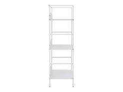 Vitrina*vidaxl Estante 3 prateleiras derivados de madeira Branco
