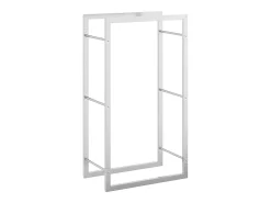 Vitrina*vidaxl Estante 3 prateleiras derivados de madeira Branco