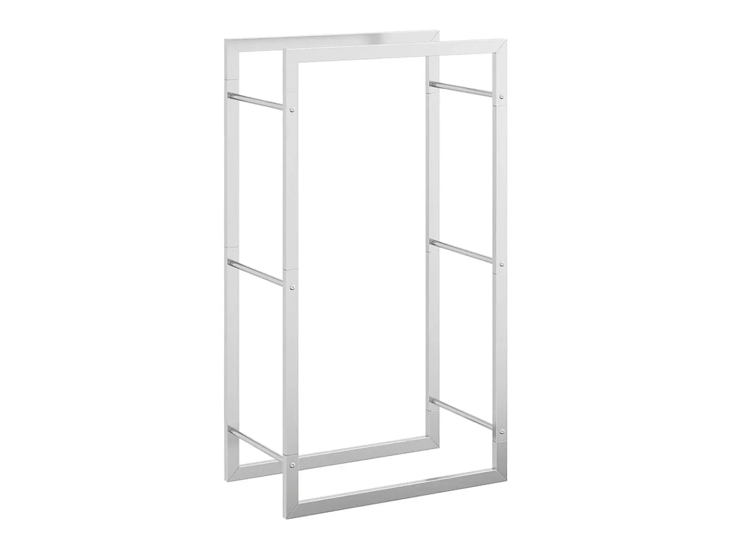Vitrina*vidaxl Estante 3 prateleiras derivados de madeira Branco