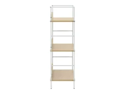 Estante 3 prateleiras derivados de madeira cor carvalho PT591880 Castanho