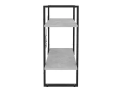 Online vidaxl Estante 2 prateleiras derivados de madeira cimento Cinzento