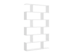Prateleira|Vente-unique Estante alta assimétrica 6 divisões TOMINI - Cor: branca Branco