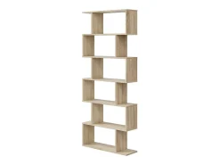 Biblioteca|Calicosy Estante alta Athena Sala de jantar/Corredor Carvalho canadense 80x192x24 cm Natural claro