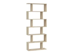 Biblioteca|Calicosy Estante alta Athena Sala de jantar/Corredor Carvalho canadense 80x192x24 cm Natural claro