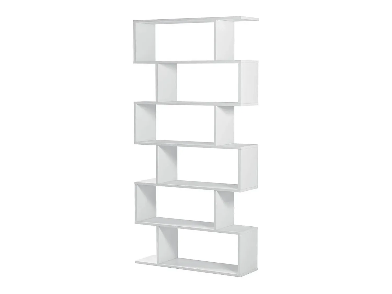 Calicosy Estante alta Athena 80x192x24 cm Sala de jantar/corredor Decoração branca Branco