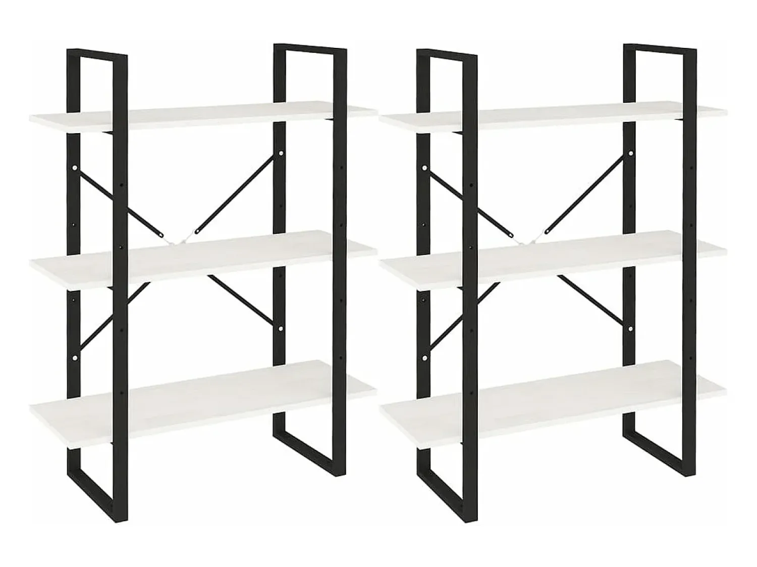 Outlet vidaxl Estante alta 80x30x210 cm madeira de pinho maciça branco Castanho