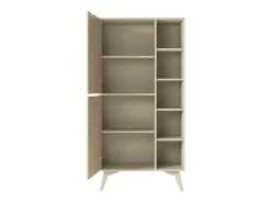 Prateleira| Estante AMBIHOME CHO - Bege, C80xP38xA160cm Castanho