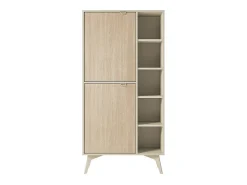 Prateleira| Estante AMBIHOME CHO - Bege, C80xP38xA160cm Castanho