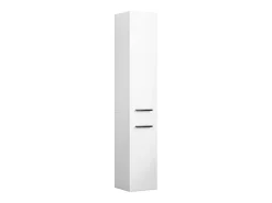 Móvel De Arrumação* ESTANTE ARMÁRIO MODERNO DE PÉ COLUNA ALTA LOFT 2 PORTAS 174 CM Branco
