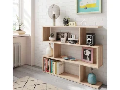 Prateleira|Loungitude Estante Baixa Grace - Carvalho Natural claro