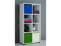 Prateleira|VCM Estante Benas Branco A. 123 x L. 60 x P. 30 cm Multicor