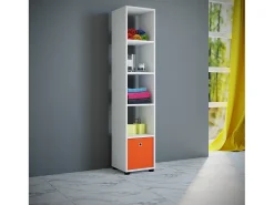 VCM Estante Benas Branco A. 152 x L. 31 x P. 30 cm Multicor