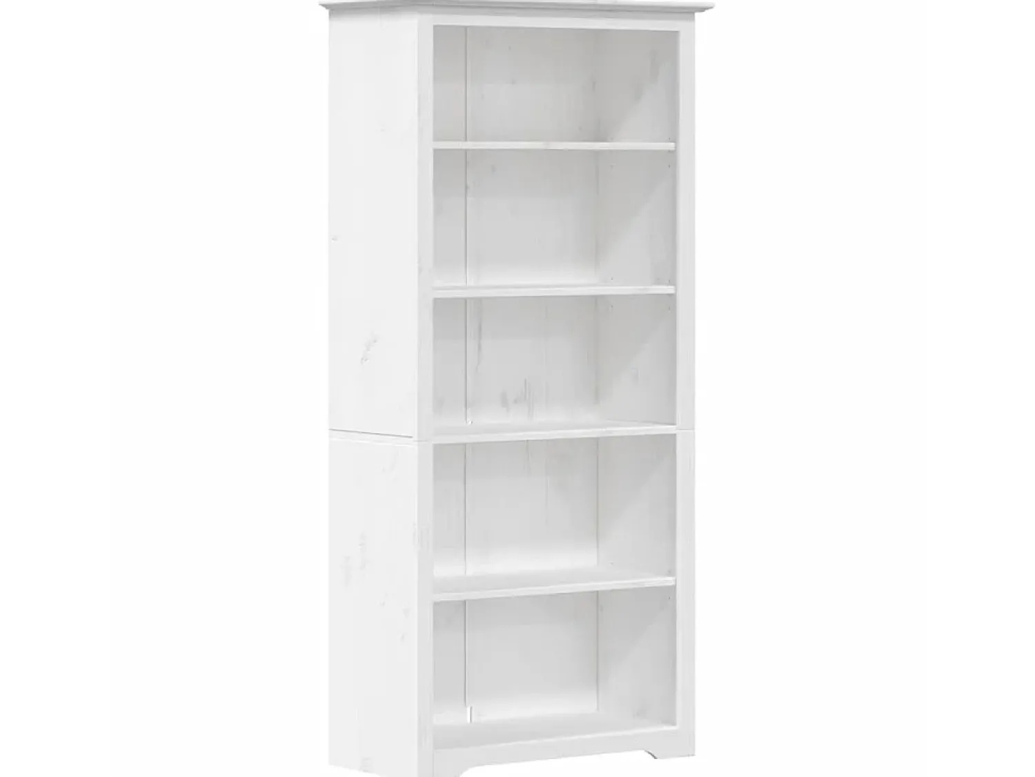 Estante BODO 5 prateleiras 82x40x173 cm pinho maciço PT739019^ Biblioteca