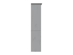 Biblioteca* Estante BODO 5 prateleiras 82x40x173 cm pinho maciço PT632441 Cinzento