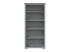 Biblioteca* Estante BODO 5 prateleiras 82x40x173 cm pinho maciço PT632441 Cinzento