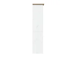 Biblioteca| Estante BODO 5 prateleiras 82x40x173 cm pinho maciço PT726308 Castanho