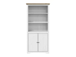 Best Estante BODO 82x40x173 cm madeira pinho maciça branco/ PT652511 Castanho