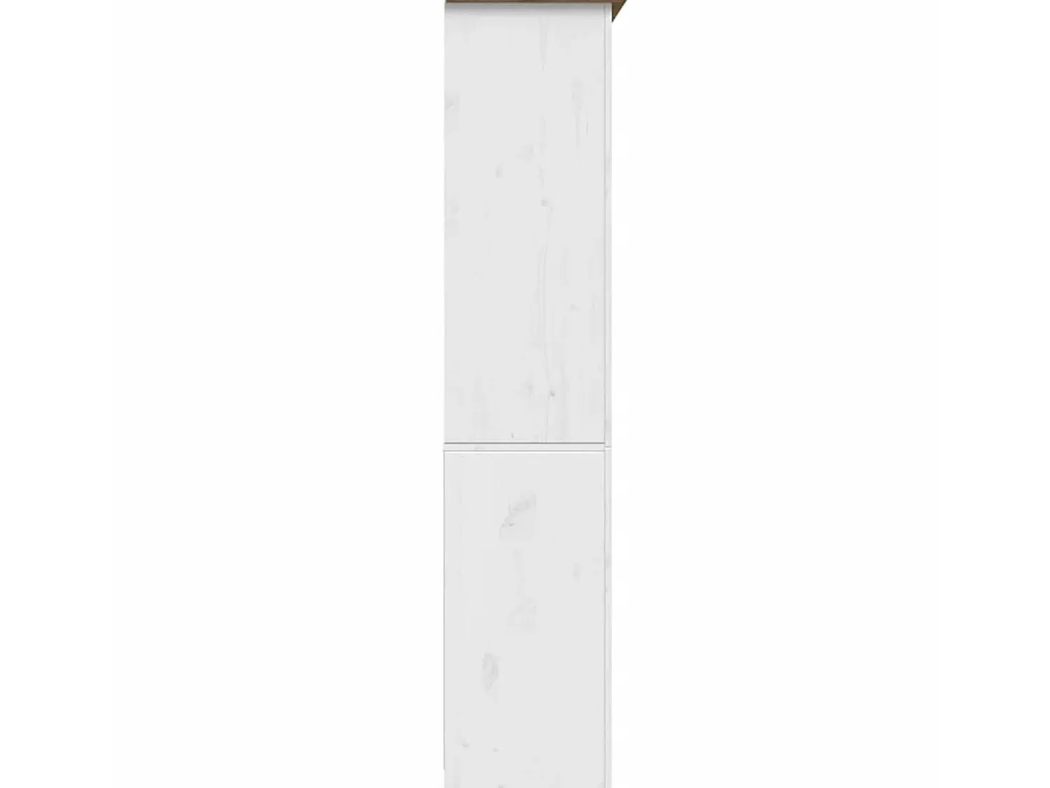 Best Estante BODO 82x40x173 cm madeira pinho maciça branco/ PT652511 Castanho