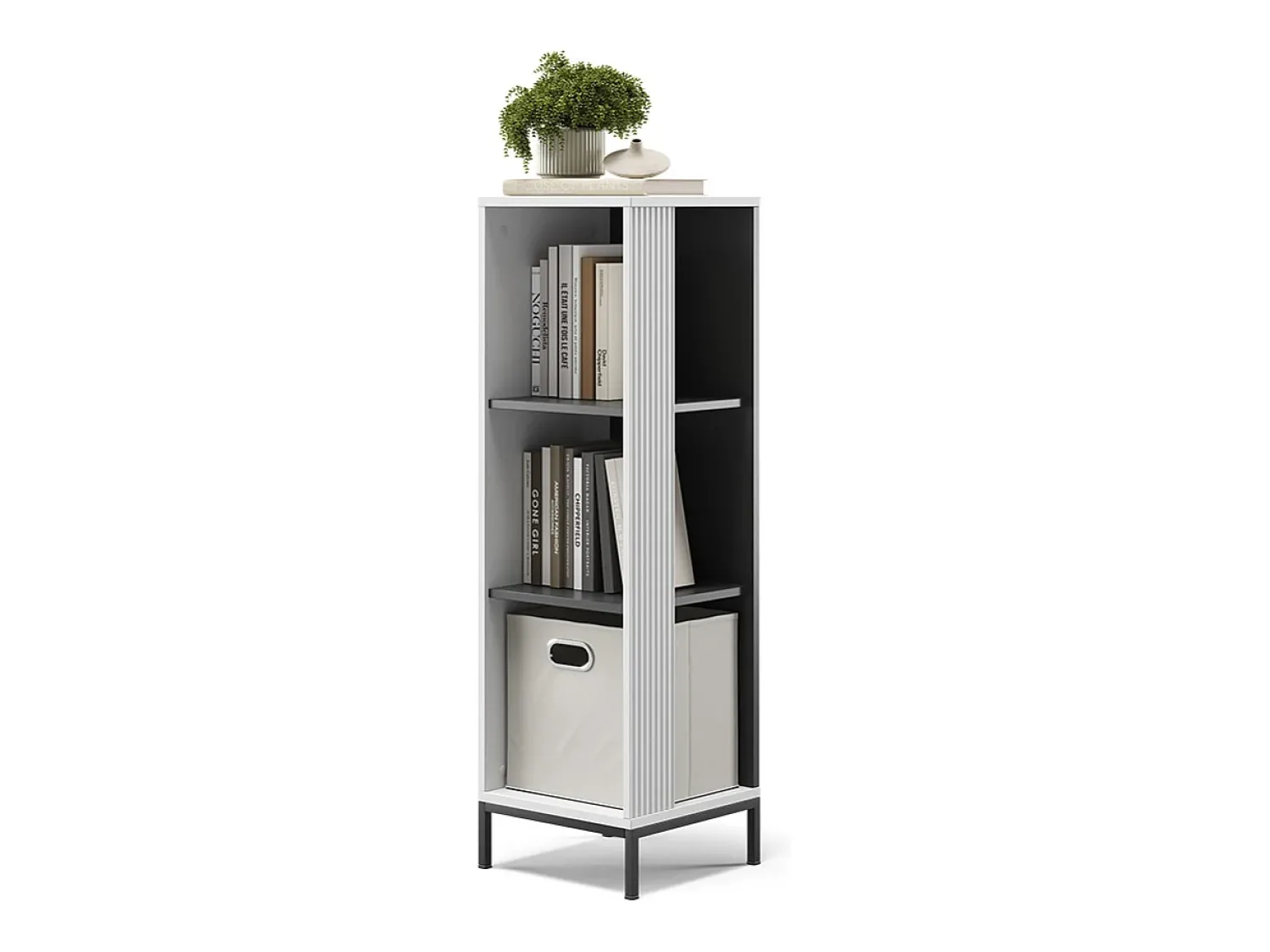 Prateleira*Vicco Estante 36x36x120 eliza Branco