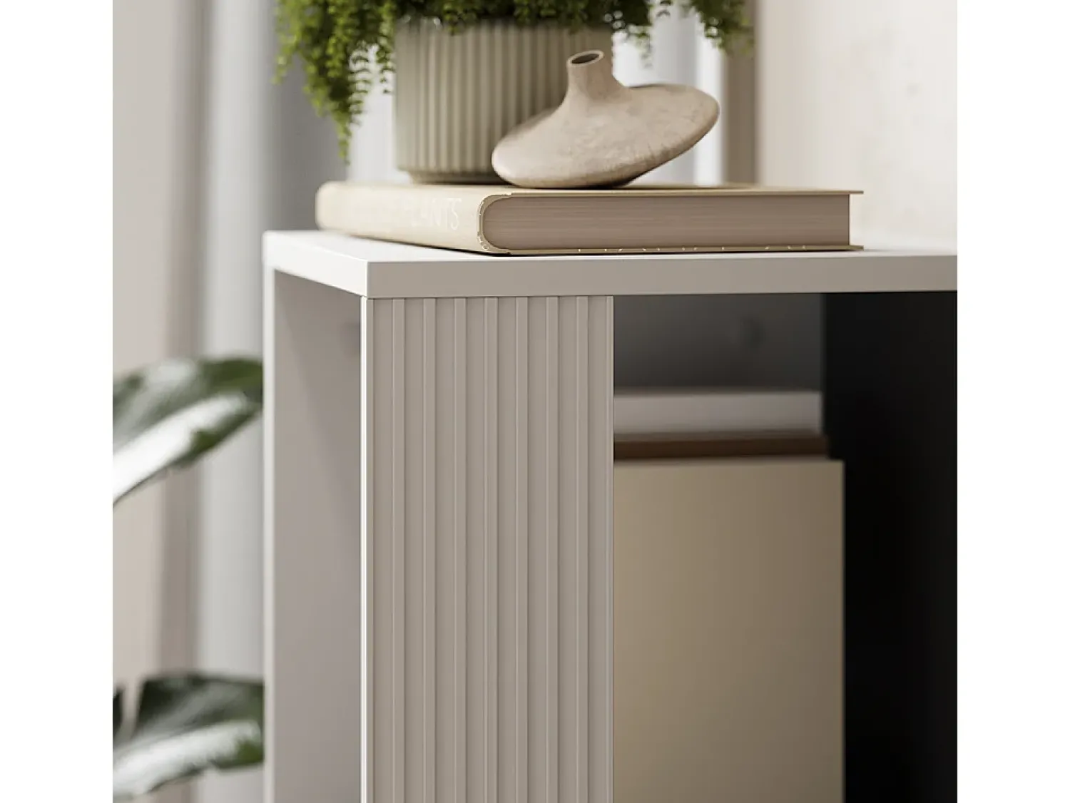 Prateleira*Vicco Estante 36x36x120 eliza Branco