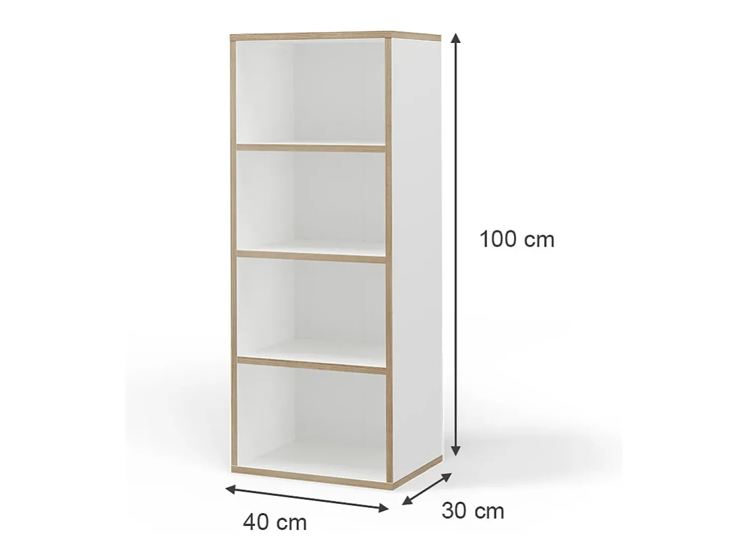 Prateleira*Vicco Estante 40x30x100 tetrix Branco