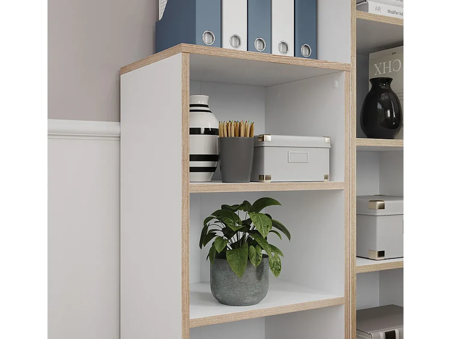 Prateleira*Vicco Estante 40x30x100 tetrix Branco