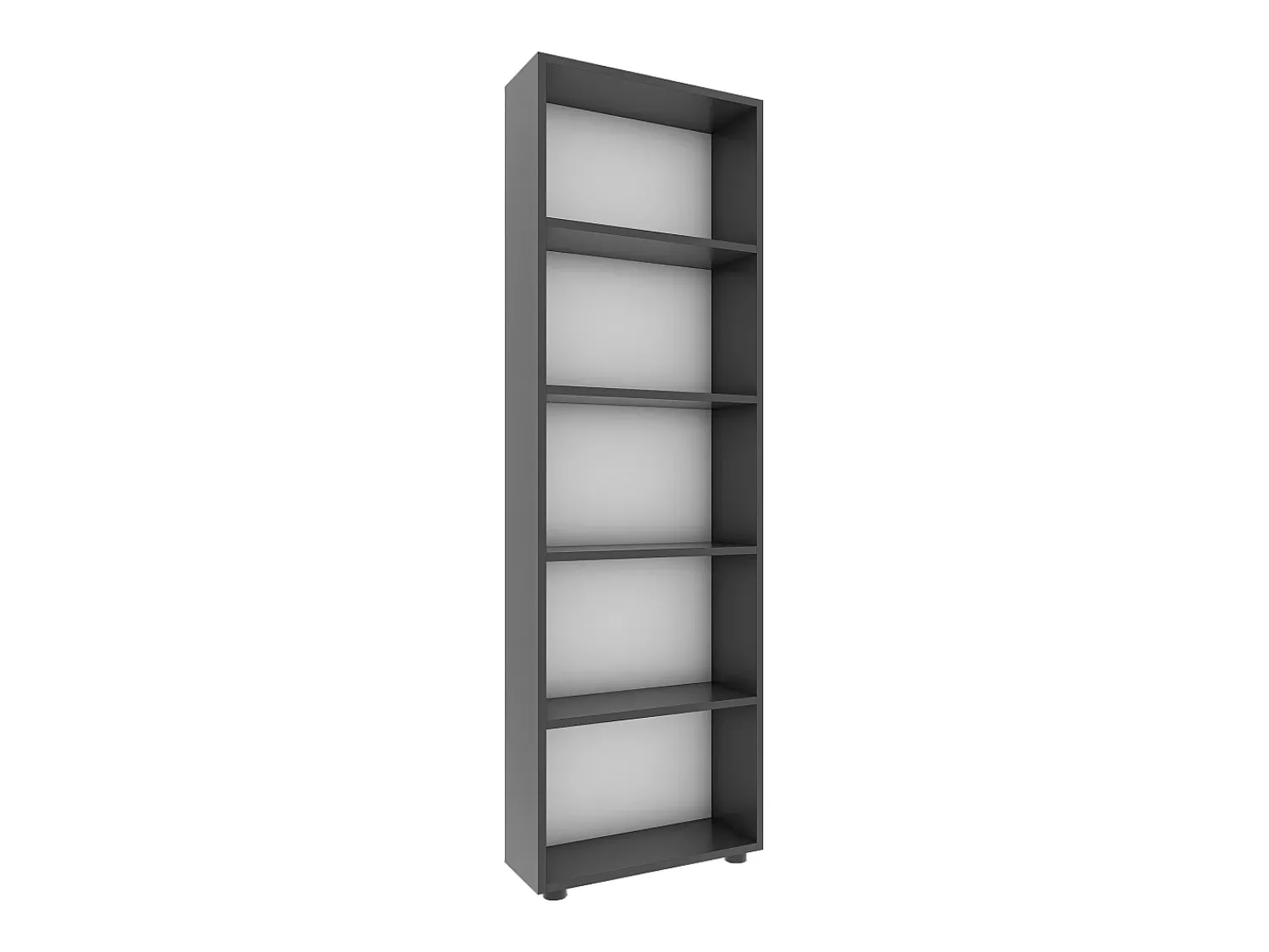 VCM Estante Bulas Antracite A. 169 x L. 56 x P. 20 cm^ Prateleira