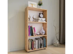 Outlet VCM Estante Bulas Carvalho mel A. 108 x L. 56 x P. 20 cm Multicor