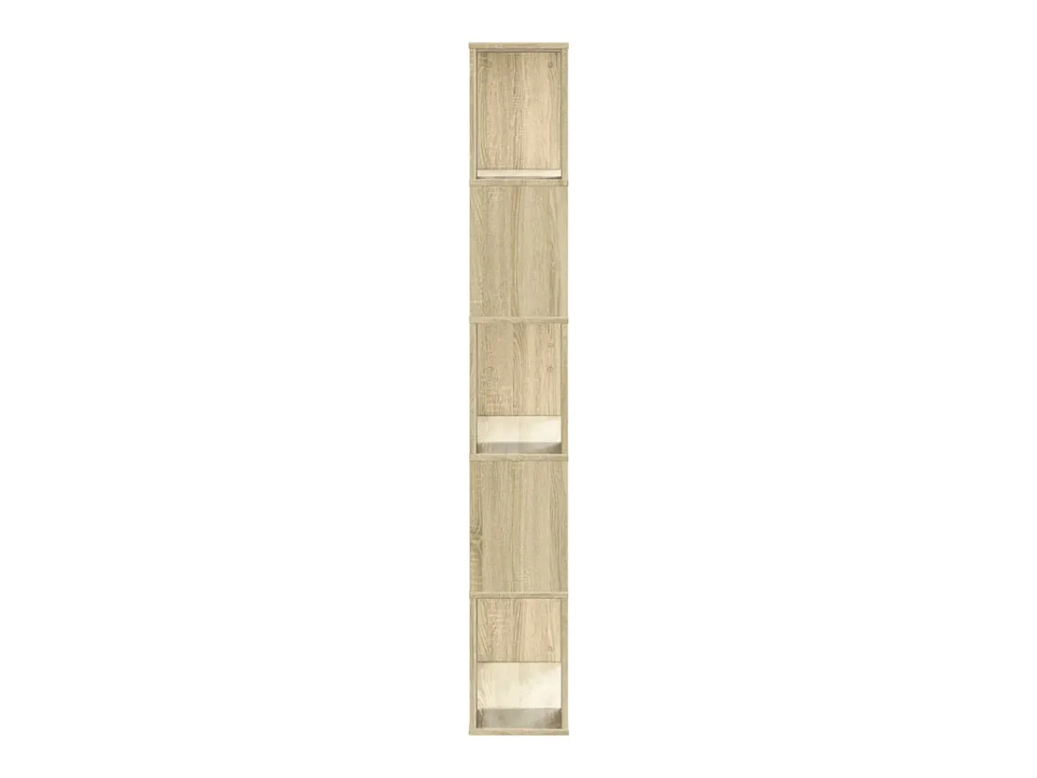 Prateleira|vidaxl Estante c/ 5 prateleiras derivados de madeira carvalho sonoma Natural claro