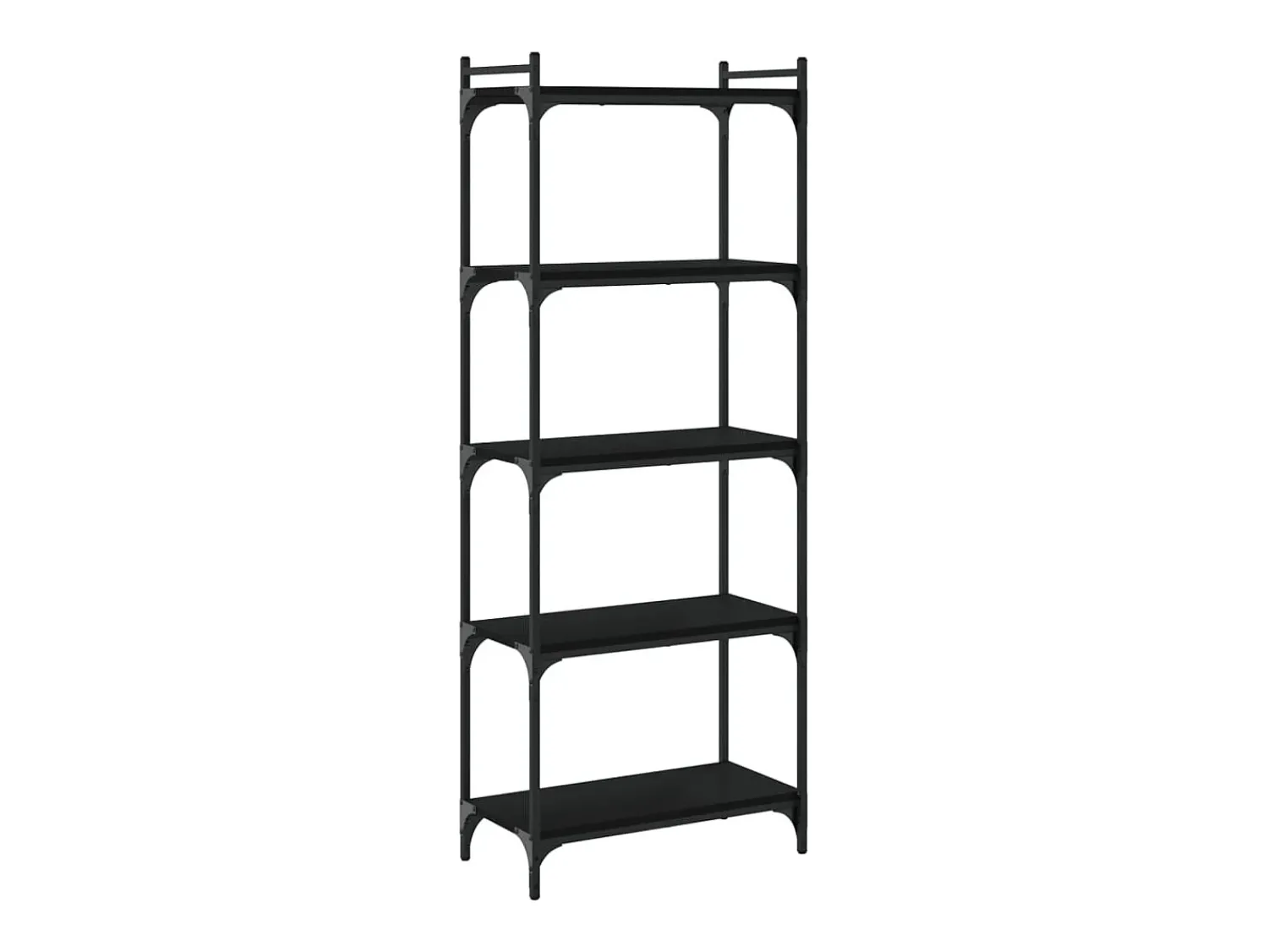 Best Estante c/ 5 prateleiras 60x30x154cm derivados de madeira PT859556 Preto