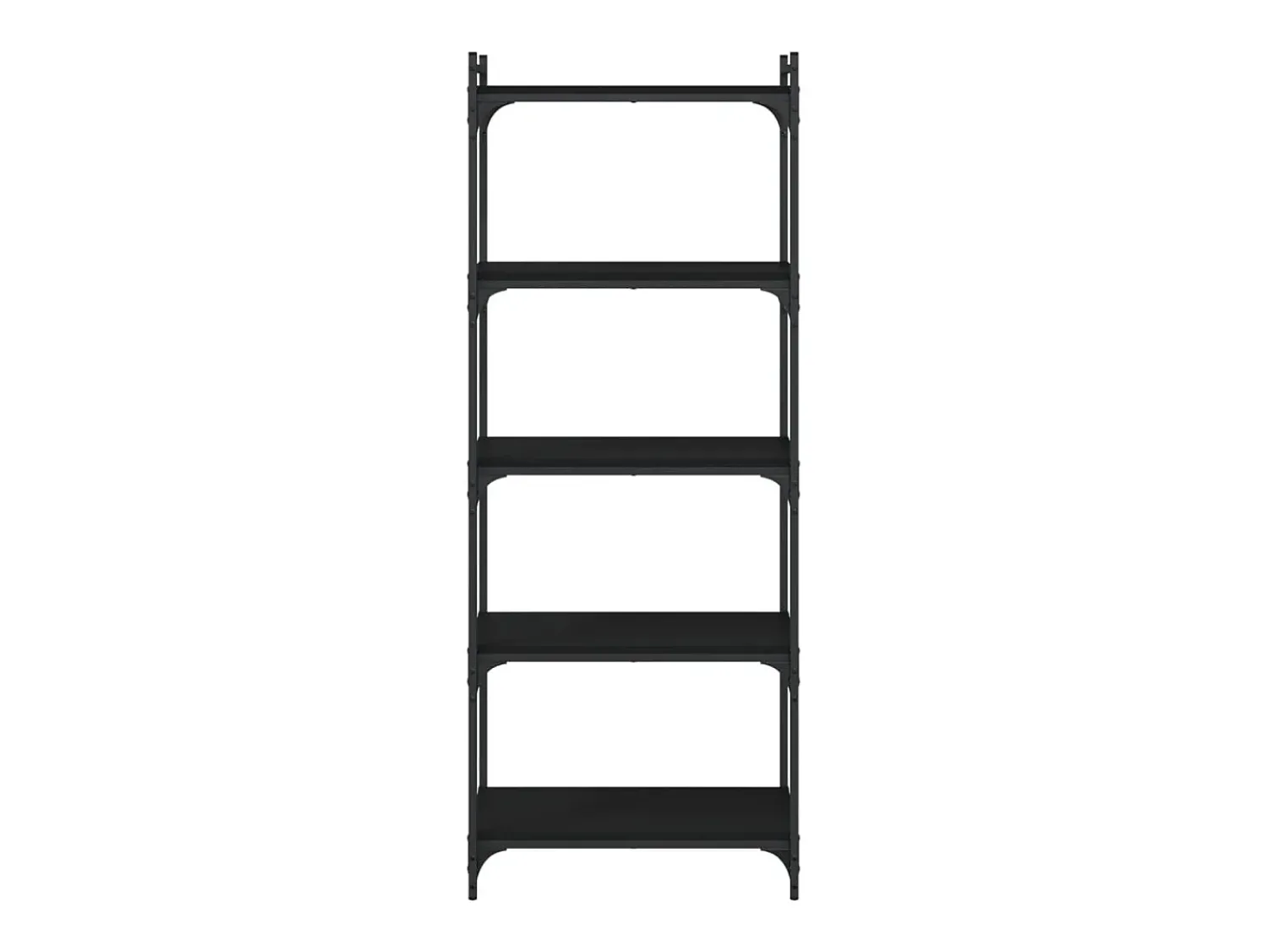 Best Estante c/ 5 prateleiras 60x30x154cm derivados de madeira PT859556 Preto