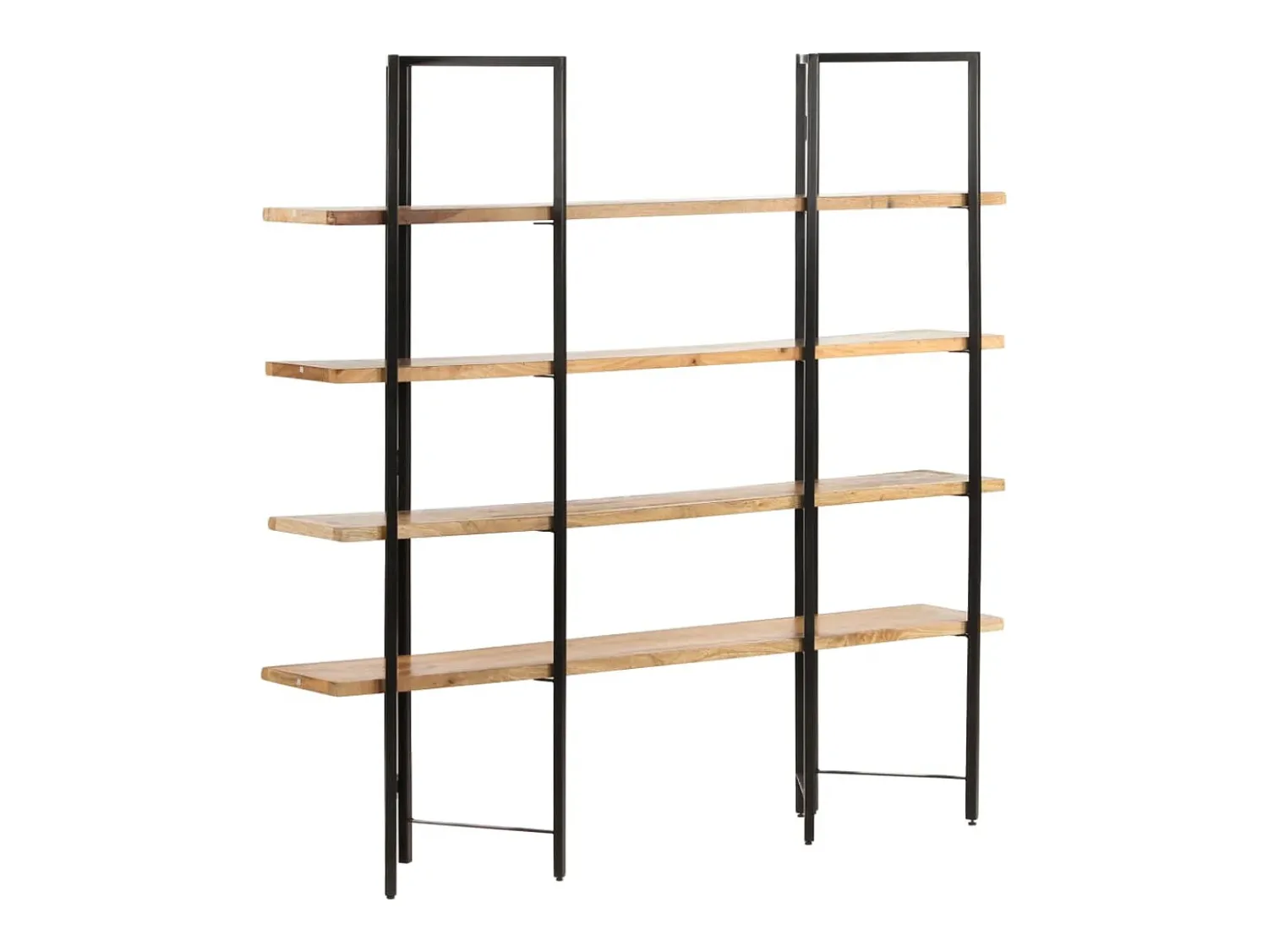 Vitrina*vidaxl Estante c/ 4 prateleiras 160x35x160 cm madeira mangueira maciça Castanho