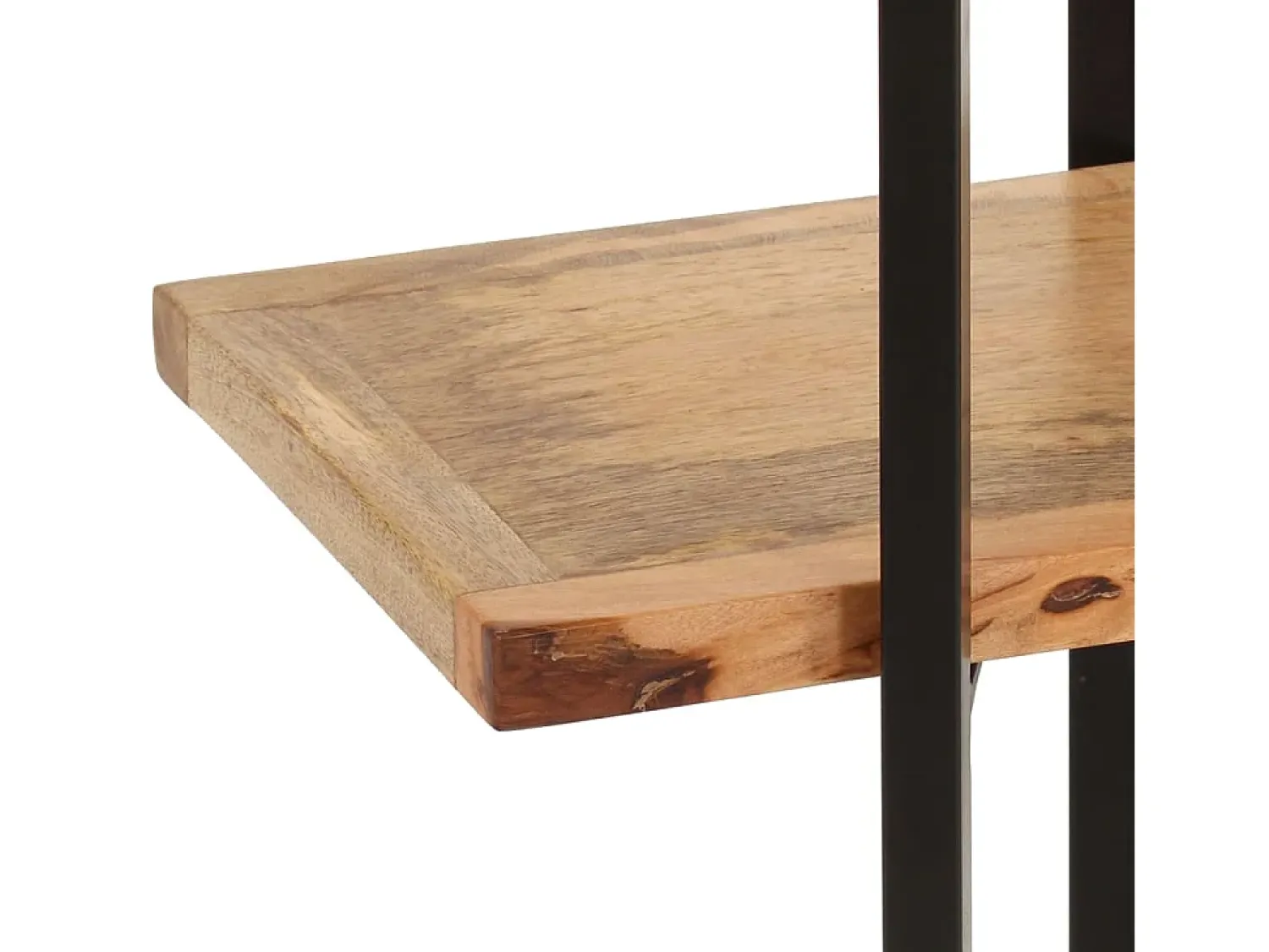 Vitrina*vidaxl Estante c/ 4 prateleiras 160x35x160 cm madeira mangueira maciça Castanho