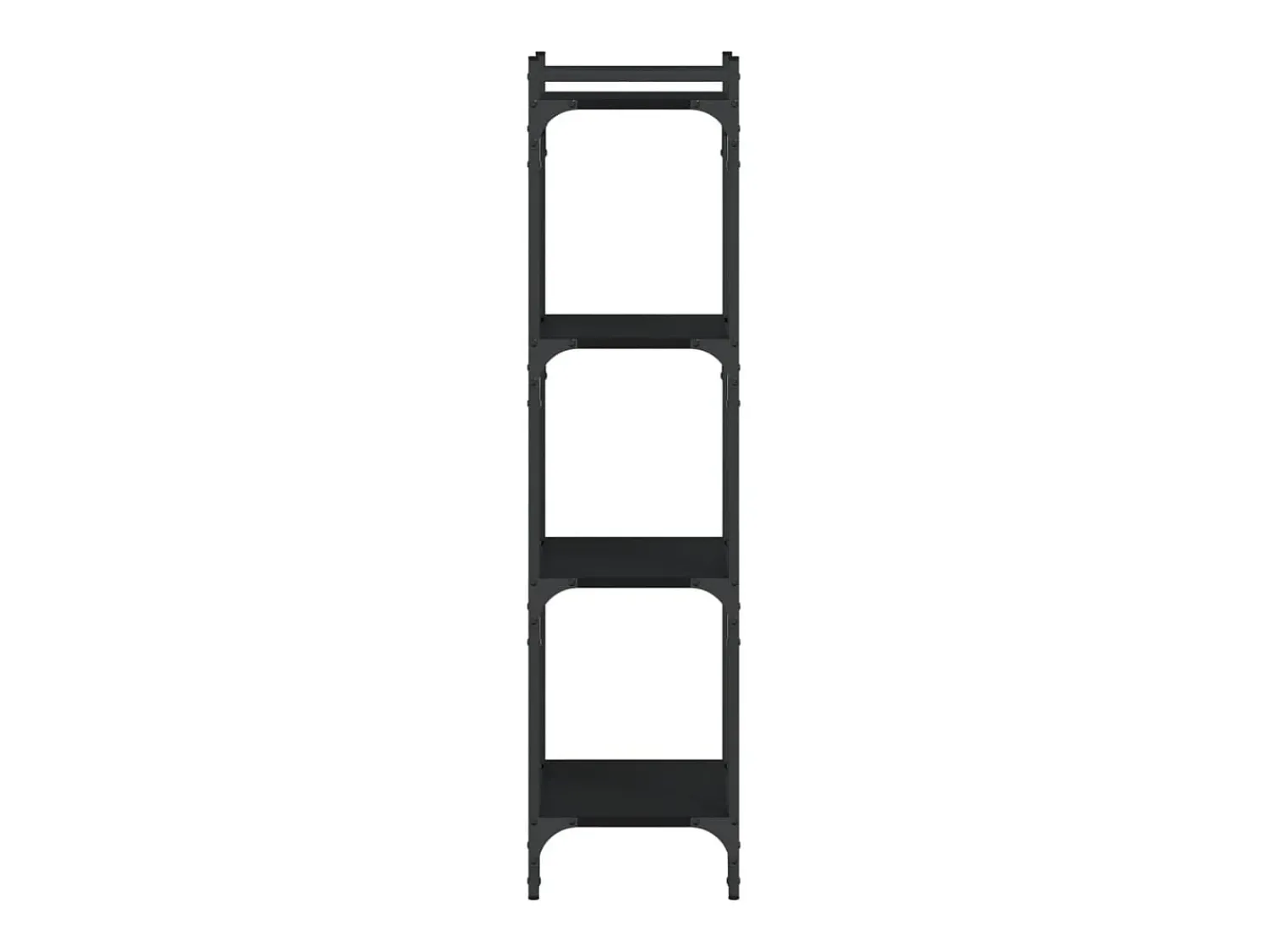 Sale Estante c/ 4 prateleiras 40x30x120cm derivados de madeira PT446298 Preto