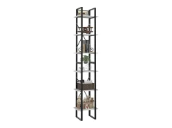 vidaxl Estante c/ 6 prateleiras 40x30x210 cm derivados madeira^ Vitrina