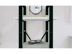 vidaxl Estante c/ 3 prateleiras 40x30x105 cm pinho maciço^ Vitrina