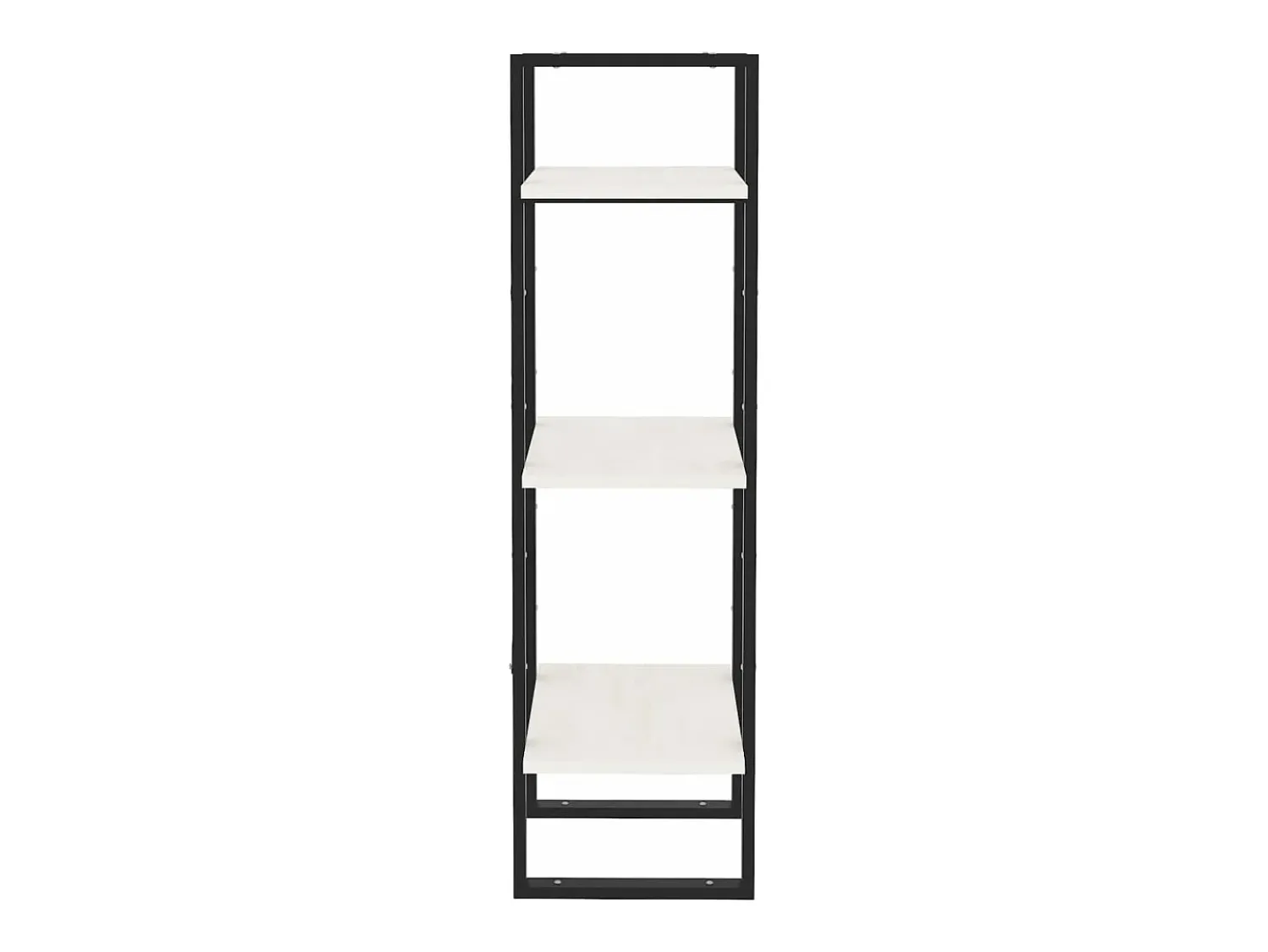 vidaxl Estante c/ 3 prateleiras 40x30x105 cm pinho maciço^ Vitrina