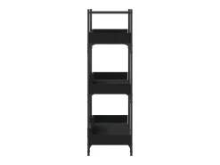 Biblioteca| Estante c/ 3 prateleiras 100x33x108,5cm derivados madeira PT550446 Preto
