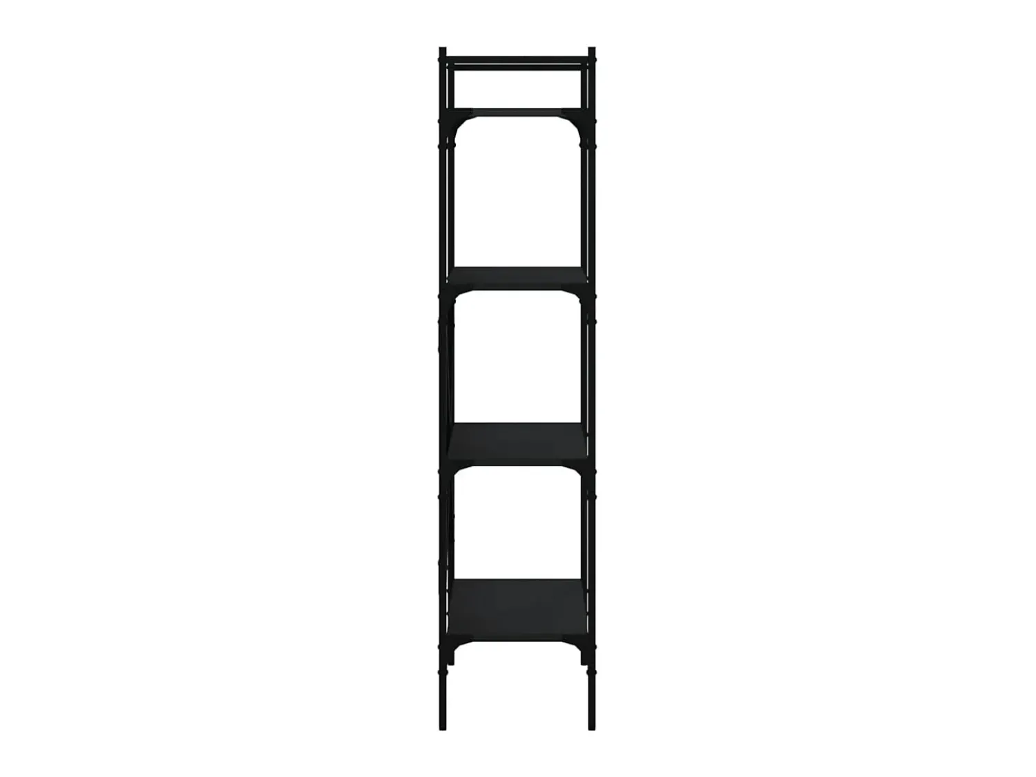 Best Estante c/ 4 prateleiras 56x31,5x138,5 cm deriv. madeira PT560661 Preto
