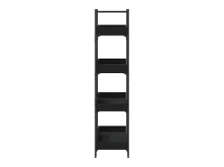 Biblioteca| Estante c/ 4 prateleiras 100x33x145,5cm derivados madeira PT847883 Preto