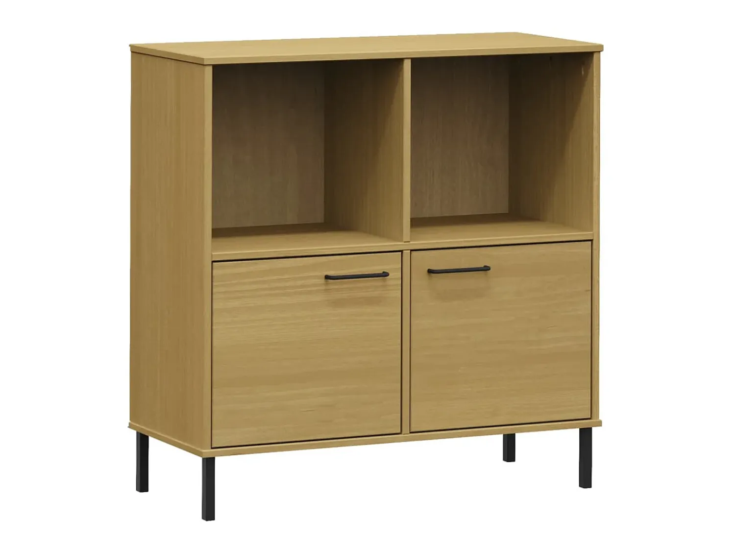 Estante c/ pernas metal 90x35x90,5 cm madeira OSLO PT154770^ Biblioteca