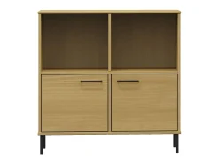 Estante c/ pernas metal 90x35x90,5 cm madeira OSLO PT154770^ Biblioteca