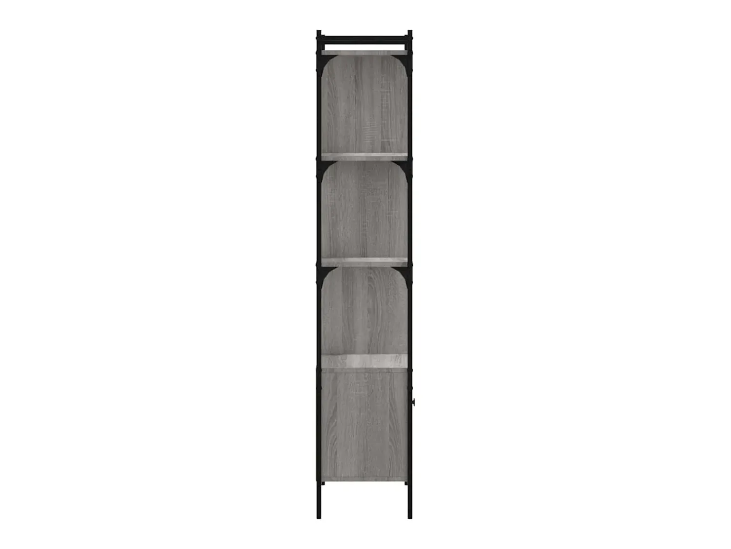 Vitrina|vidaxl Estante c/ porta 44,5x30x154,5 cm deriv. madeira cinza sonoma Cinzento