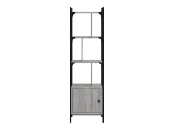 Vitrina|vidaxl Estante c/ porta 44,5x30x154,5 cm deriv. madeira cinza sonoma Cinzento