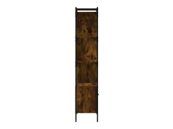 Estante c/ porta 44,5x30x154,5cm deriv. madeira carvalho fumado PT104160 Castanho