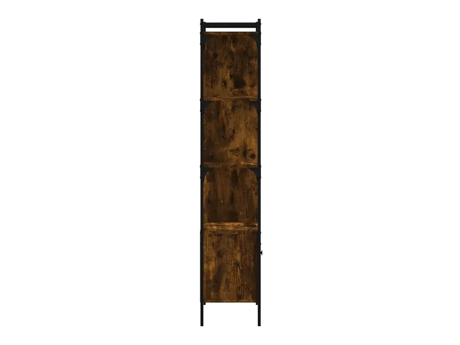 Estante c/ porta 44,5x30x154,5cm deriv. madeira carvalho fumado PT104160 Castanho