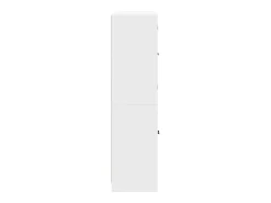 Best vidaxl Estante c/ portas 136x37x142 cm derivados de madeira Branco