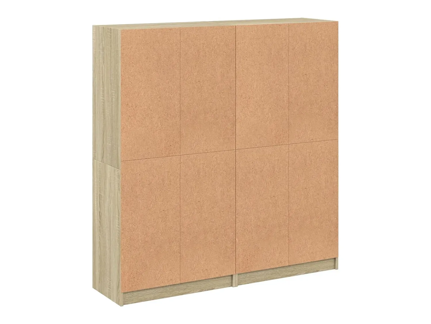 Outlet vidaxl Estante c/ portas 136x37x142 cm deriv. madeira carvalho sonoma Natural claro