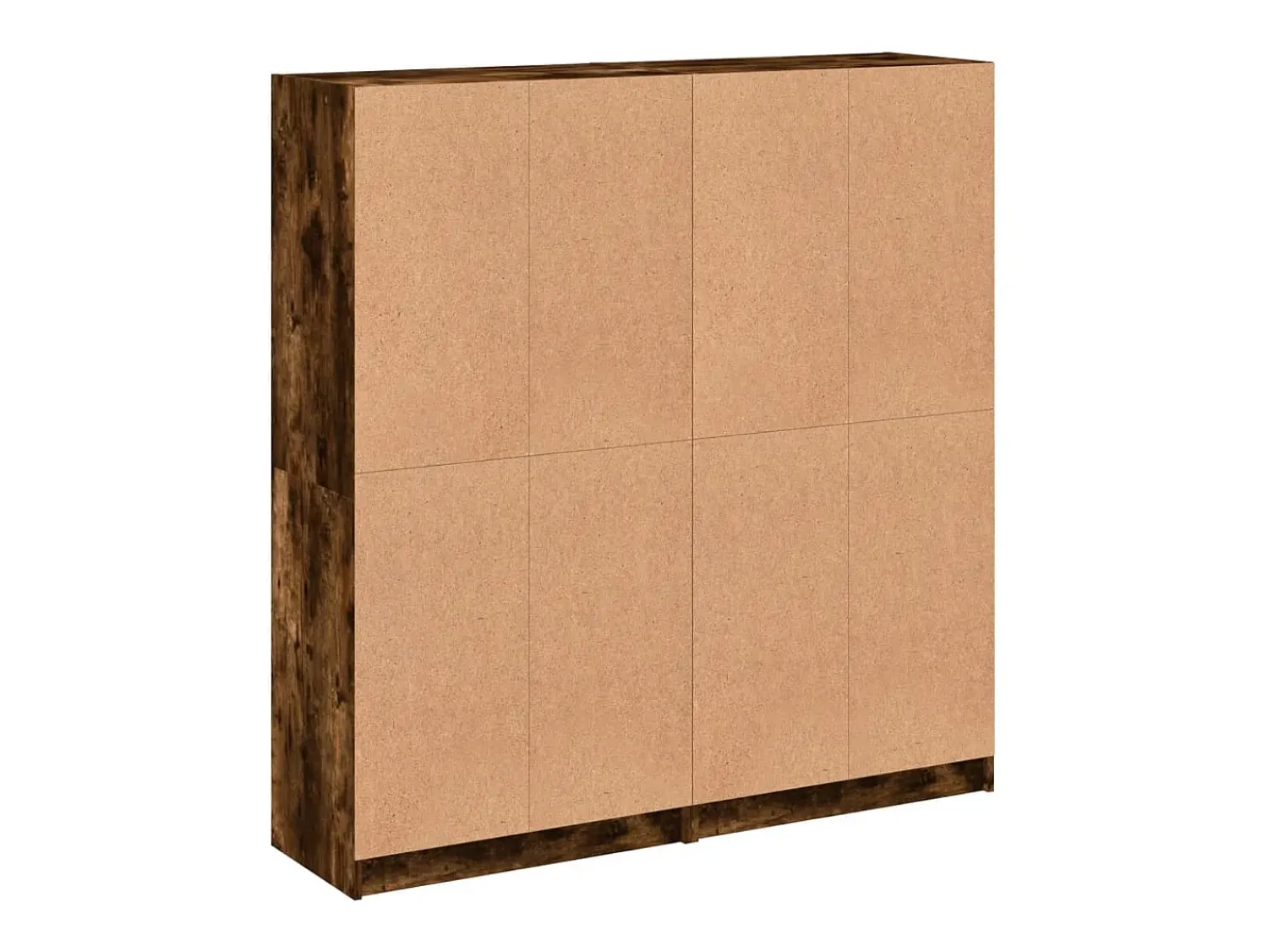 Hot vidaxl Estante c/ portas 136x37x142 cm deriv. madeira carvalho fumado Natural claro